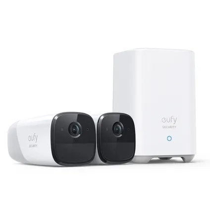 Eufy Security Camera Set met HomeBase 2, Ophalen of Verzenden, Zo goed als nieuw, Buitencamera
