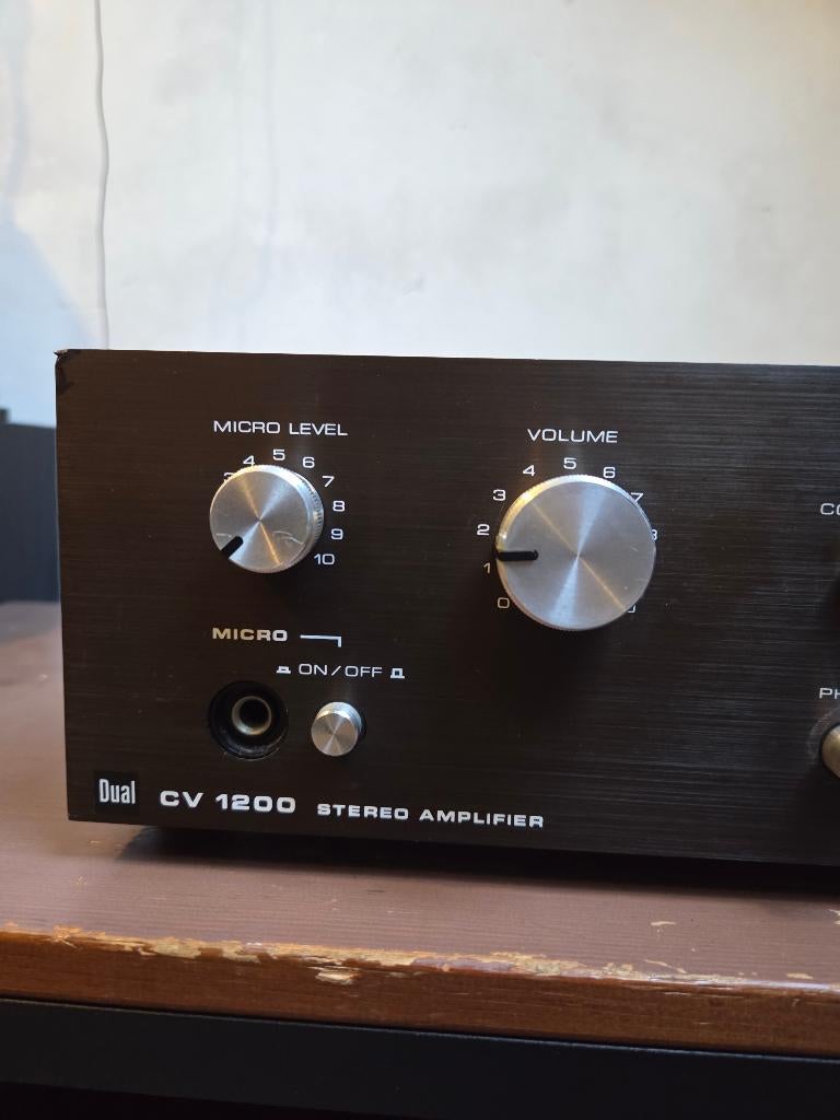 Dual CV1200 versterker 1978, Zo goed als nieuw, Ophalen, Overige merken, Minder dan 60 watt
