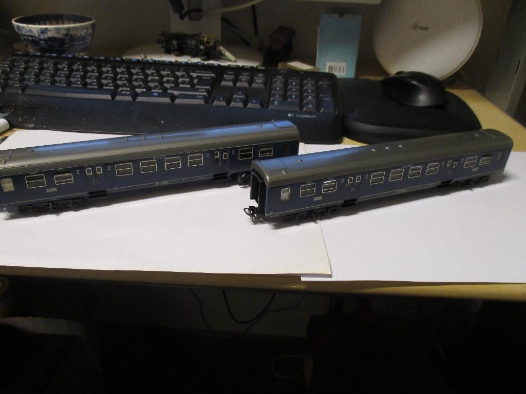 Marklin NS D. Rijtuigen 2x no 4049 in een nette staat, Hobby en Vrije tijd, Modeltreinen | H0, NVT, Wisselstroom, Gebruikt, Wagon