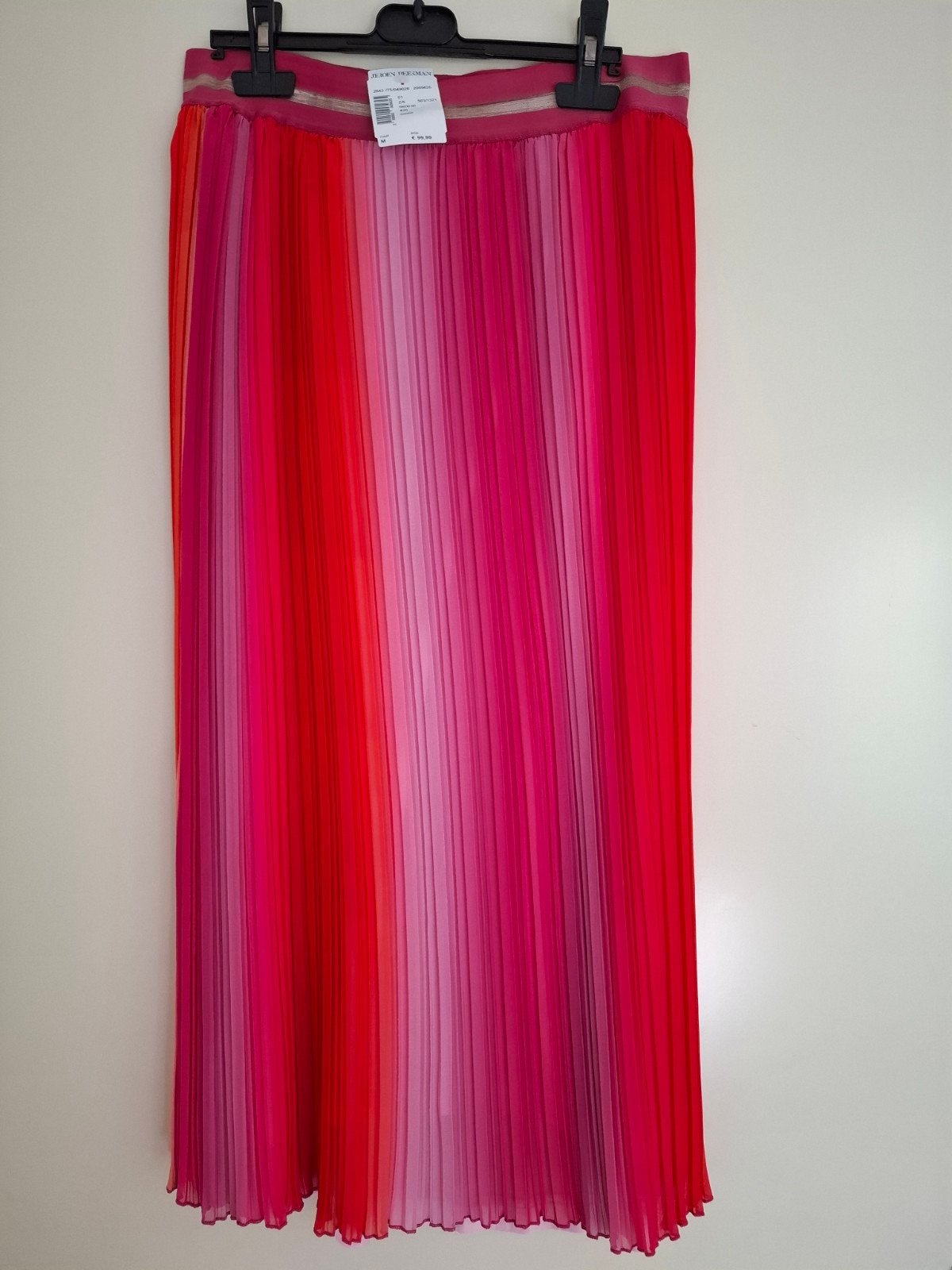 Geisha plissé rok maat M - rood/roze/oranje, Maat 38/40 (M), Nieuw, Ophalen of Verzenden, Rood