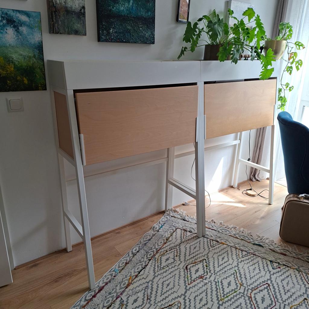 Ikea PS 2014 secretaire , bureau, kaptafel wit, Ophalen