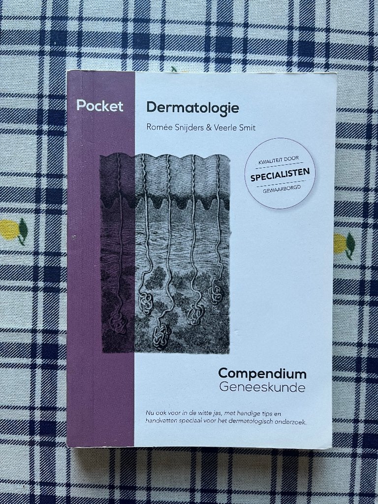 Compendium pocket dermatologie, Ophalen of Verzenden, Beta, Zo goed als nieuw, WO