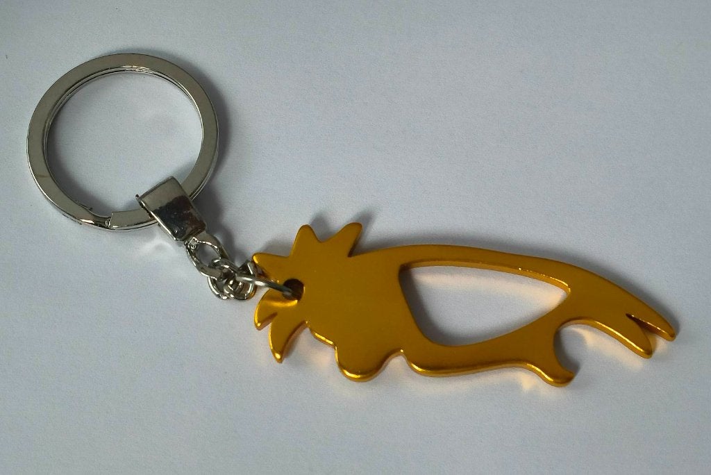 Kip/Haan sleutelhanger (oranje), Verzamelen, Sleutelhangers, Zo goed als nieuw, Dier of Natuur, Ophalen of Verzenden