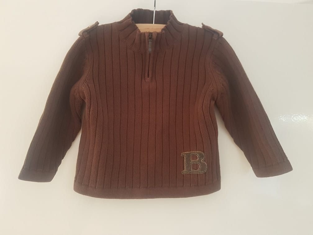 Burberry Baby trui bruin 86, Verzenden, Zo goed als nieuw, Jongetje of Meisje, Overige typen