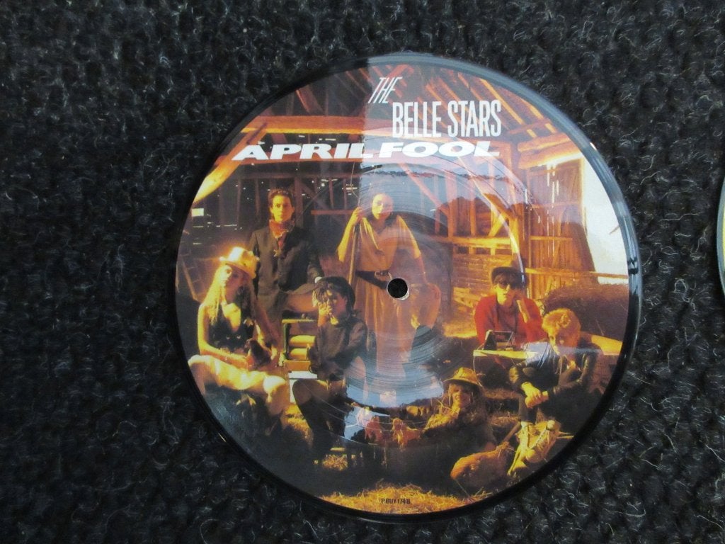 3 stuks picture vinyl 7 inch singles, Cd's en Dvd's, Vinyl Singles, 7 inch, Ophalen of Verzenden, Zo goed als nieuw, Picture disc