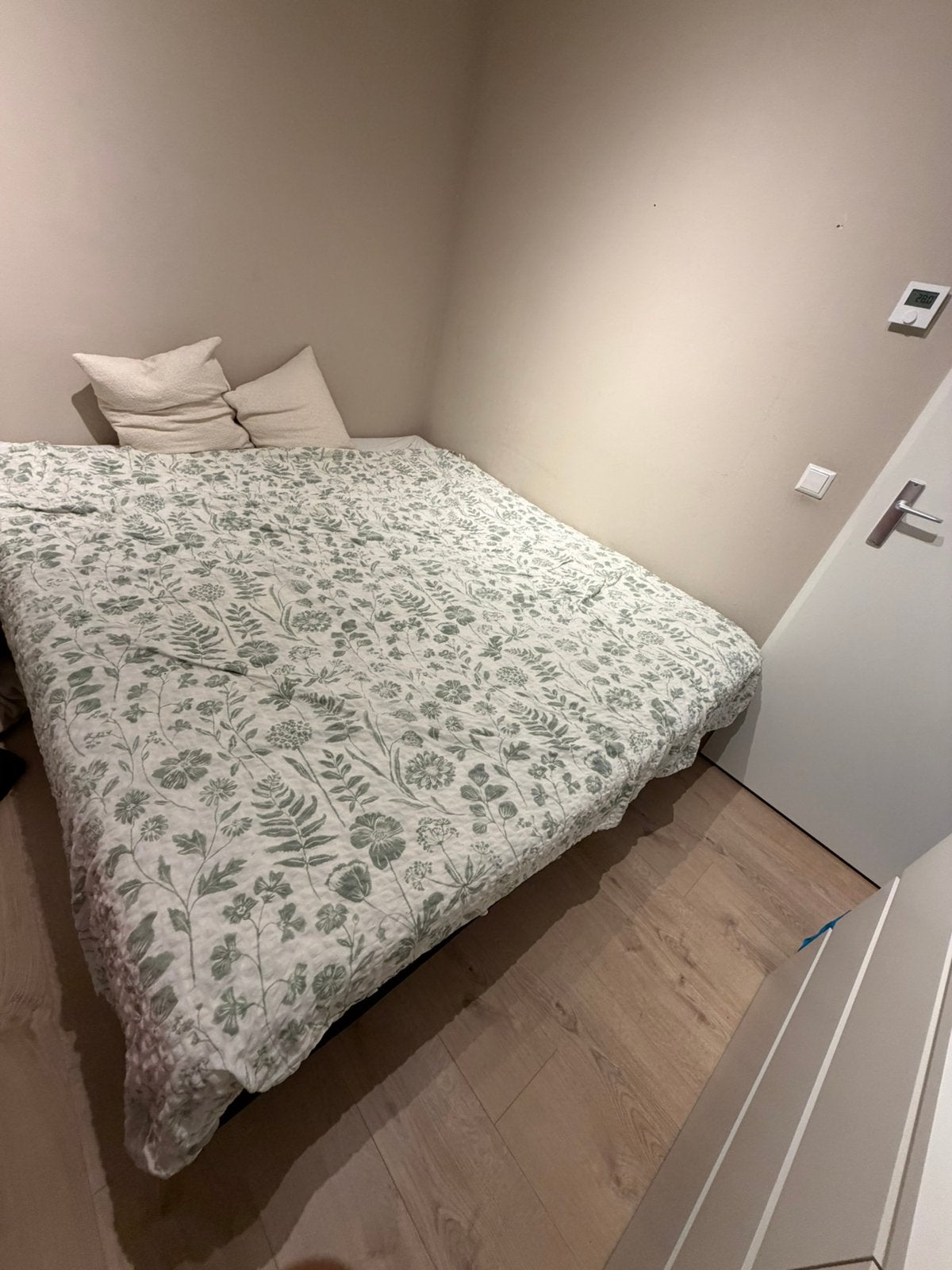 Zwarte Boxspring 180x200cm, Huis en Inrichting, Slaapkamer | Boxsprings, Ophalen, Gebruikt, Zwart, Tweepersoons