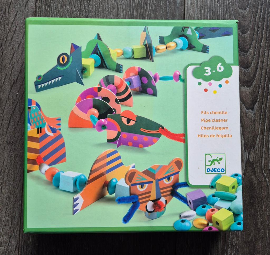 Djeco Dieren Rijgspel, Kinderen en Baby's, Speelgoed | Educatief en Creatief, Ophalen of Verzenden, Gebruikt, Bouwen