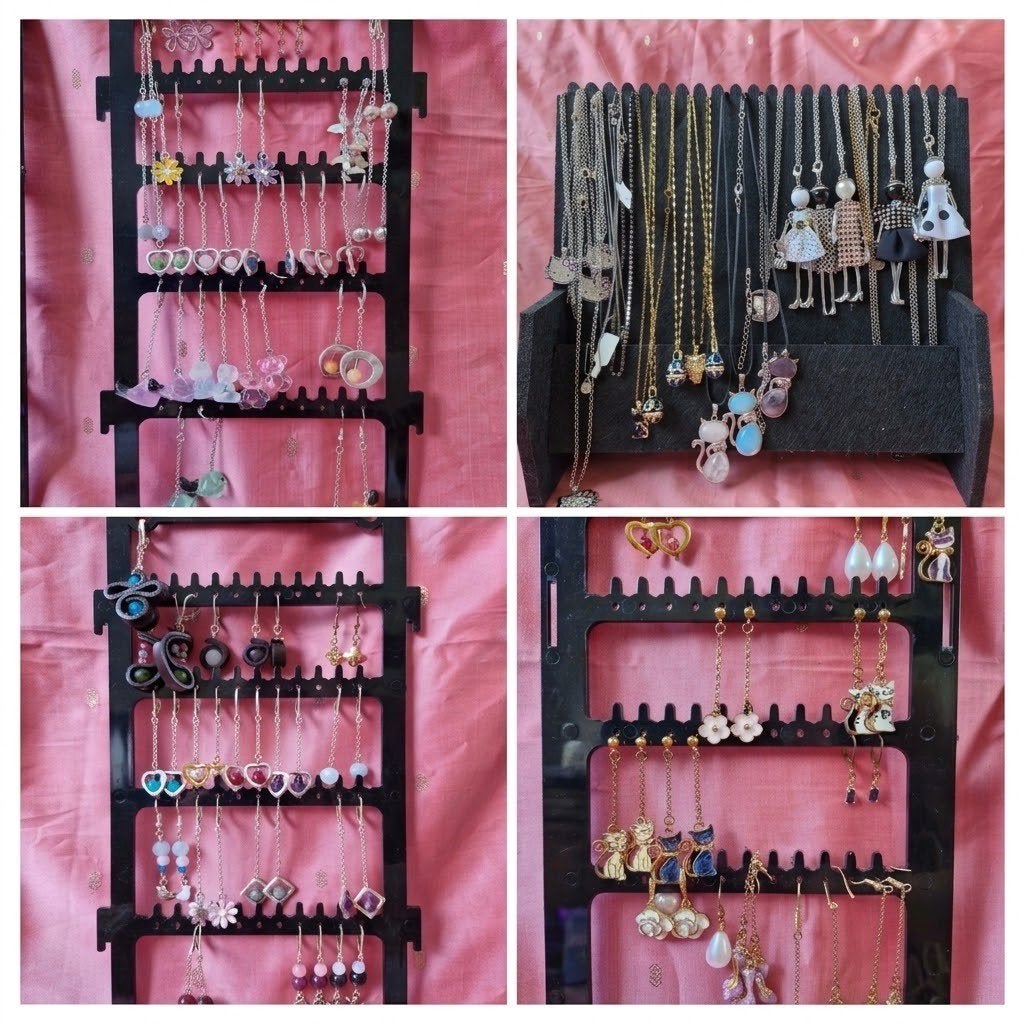 Heel grote partij sieraden, sleutelhangers (marktkraam), Hobby en Vrije tijd, Ophalen of Verzenden, Nieuw, Overige typen