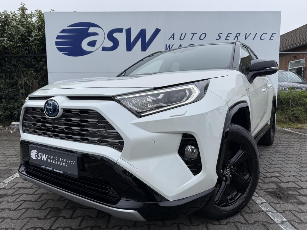 Toyota RAV4 2.5 Hybrid Bi-Tone | ACC | CarPlay | Keyless | C, Gebruikt, 4 cilinders, Wit, Bedrijf