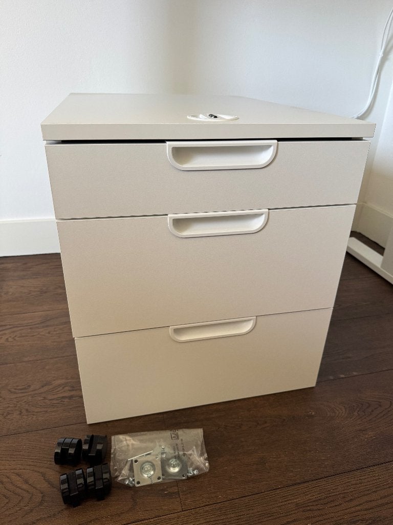 IKEA GALANT Ladeblok op wielen - Wit (45x60x55 cm) - ZGAN, Huis en Inrichting, Kasten | Ladekasten, Ophalen, Zo goed als nieuw
