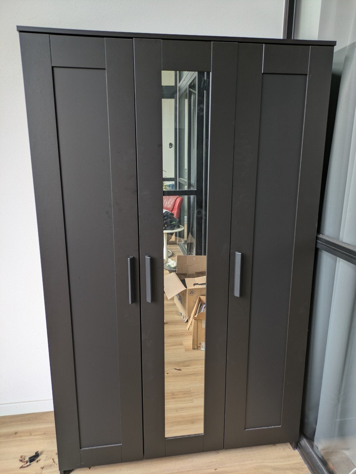 Ikea kledingkast - Zo goed als nieuw, Ophalen, Met deur(en), 100 tot 150 cm, 200 cm of meer