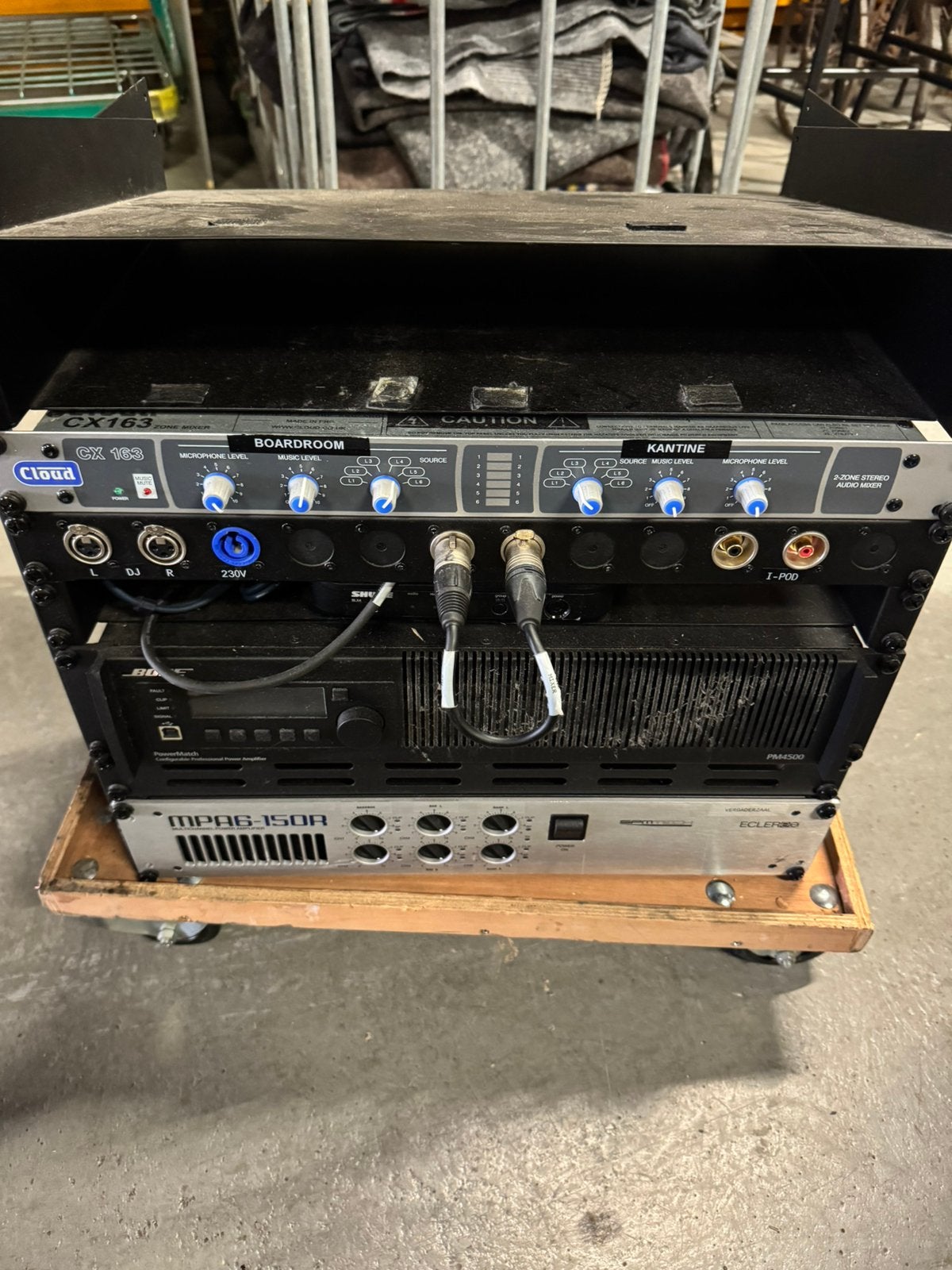Professionele audio installatie Bose PM4500 / Cloud / Ecler, Ophalen, Zo goed als nieuw
