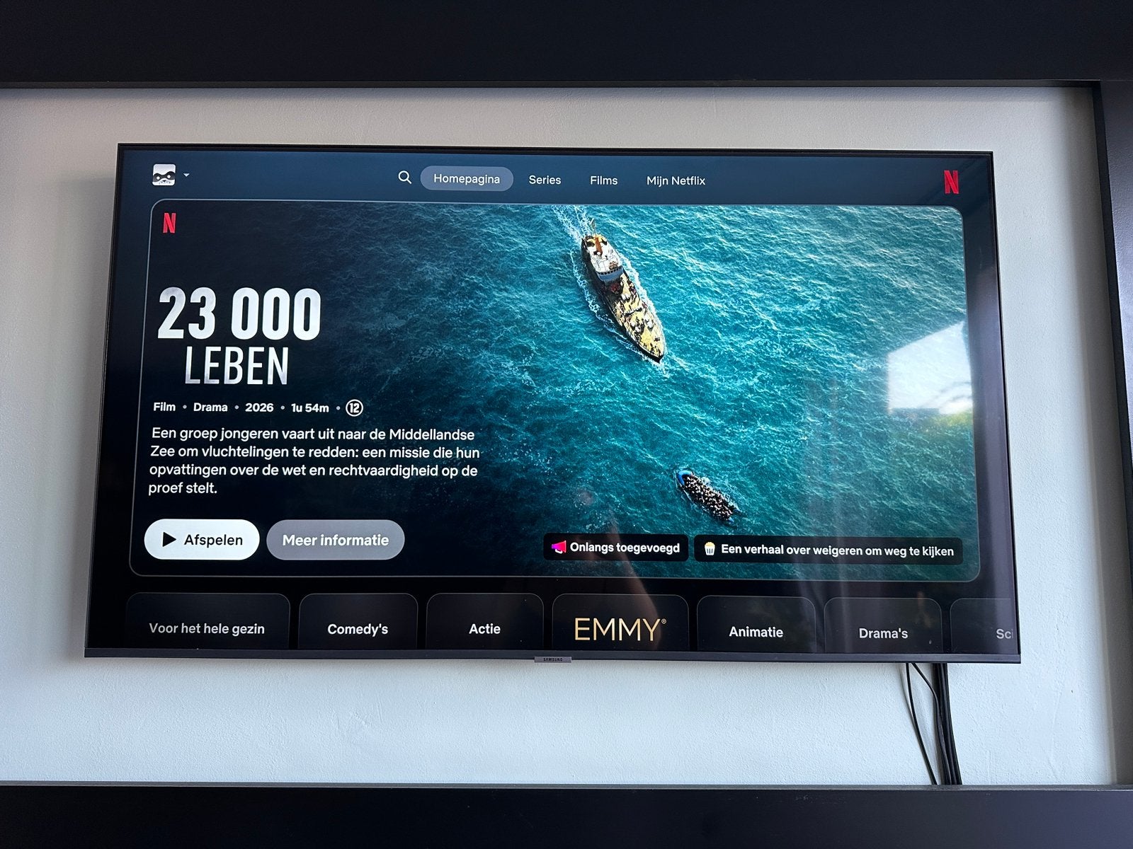 Goed werkende Samsung Smart tv 50’inch 4K, Ophalen, Gebruikt, 100 Hz, Samsung