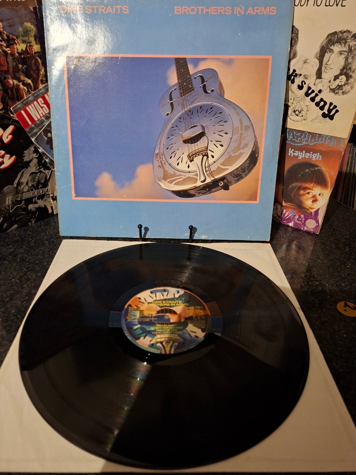 Dire Straits - Brothers in Arms LP 1985, LP, Gebruikt, Pop, Overige formaten