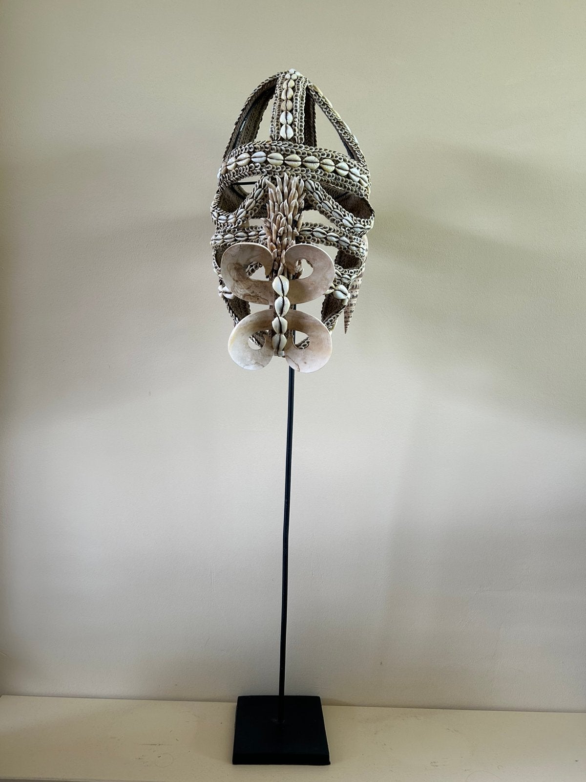 Prachtig Asmat Spirit Masker, Papua Nieuw Guinea Tribal Art, Antiek en Kunst, Ophalen of Verzenden