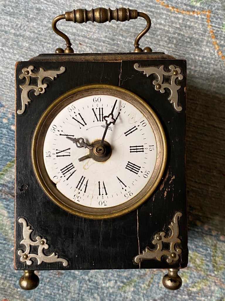 Reiswekker antiek reis wekker klok, Antiek en Kunst, Antiek | Klokken, Ophalen of Verzenden