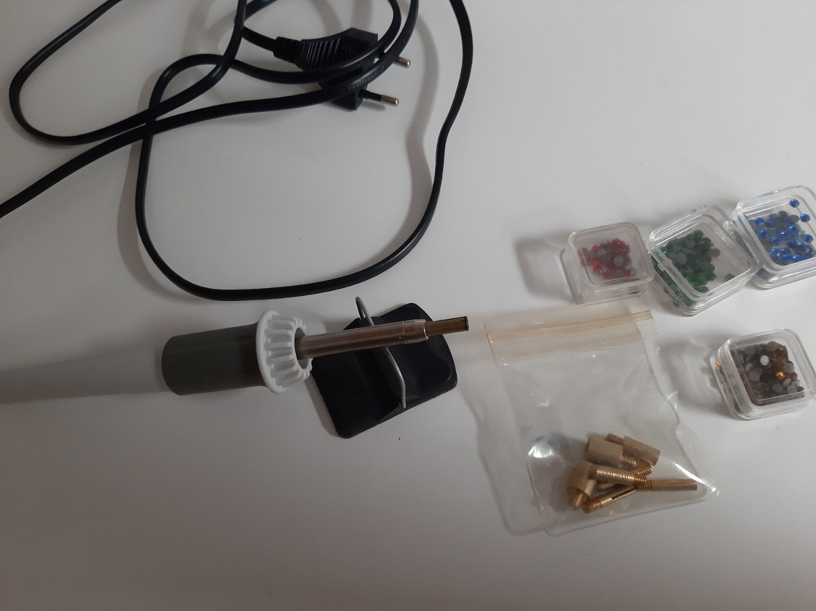 hot fix met nog wat steentjes, Hobby en Vrije tijd, Kaarten | Zelf maken, Ophalen, Gebruikt, Overige thema's, Overige typen