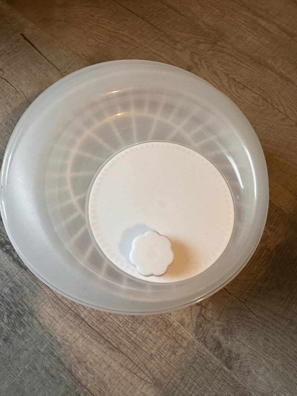 Witte sla centrifuge - Zo goed als nieuw, Ophalen of Verzenden, Zo goed als nieuw, Kunststof, Wit