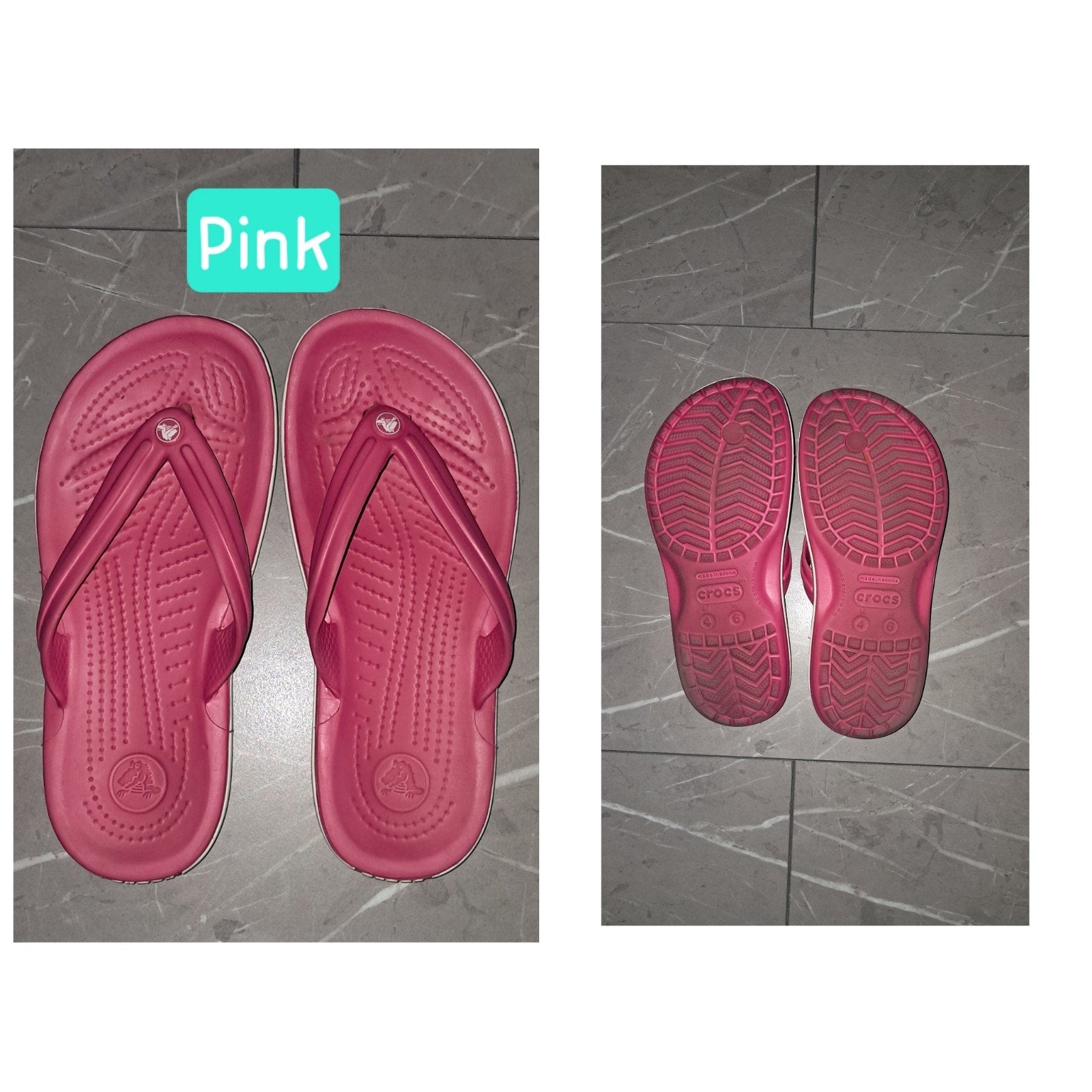 6 paar CROCS SLIPPERS FLIP mt 36-37, Crocs, Jongen of Meisje, Overige typen, Ophalen of Verzenden