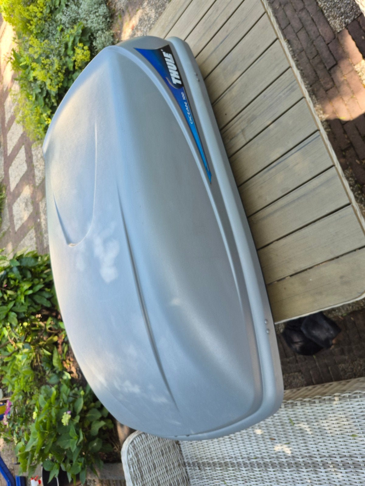 Thule Ocean 100 Dakkoffer - Ruime en Betrouwbare Bagagebox, Auto diversen, Dakkoffers, Ophalen, Zo goed als nieuw
