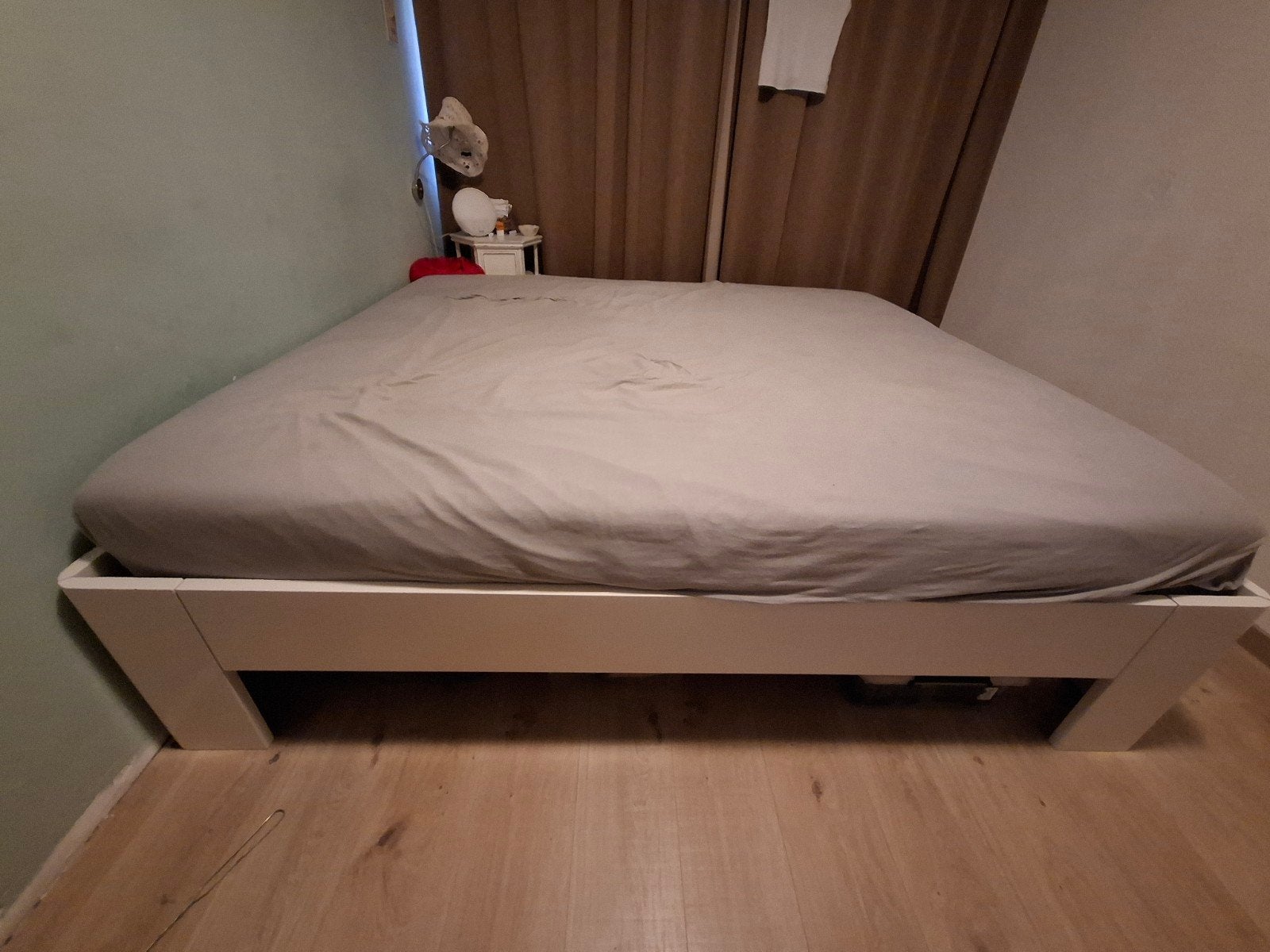 Wit tweepersoonsbed (Beter Bed Fresh) incl lattenbodem, Ophalen, Wit, Tweepersoons, Zo goed als nieuw