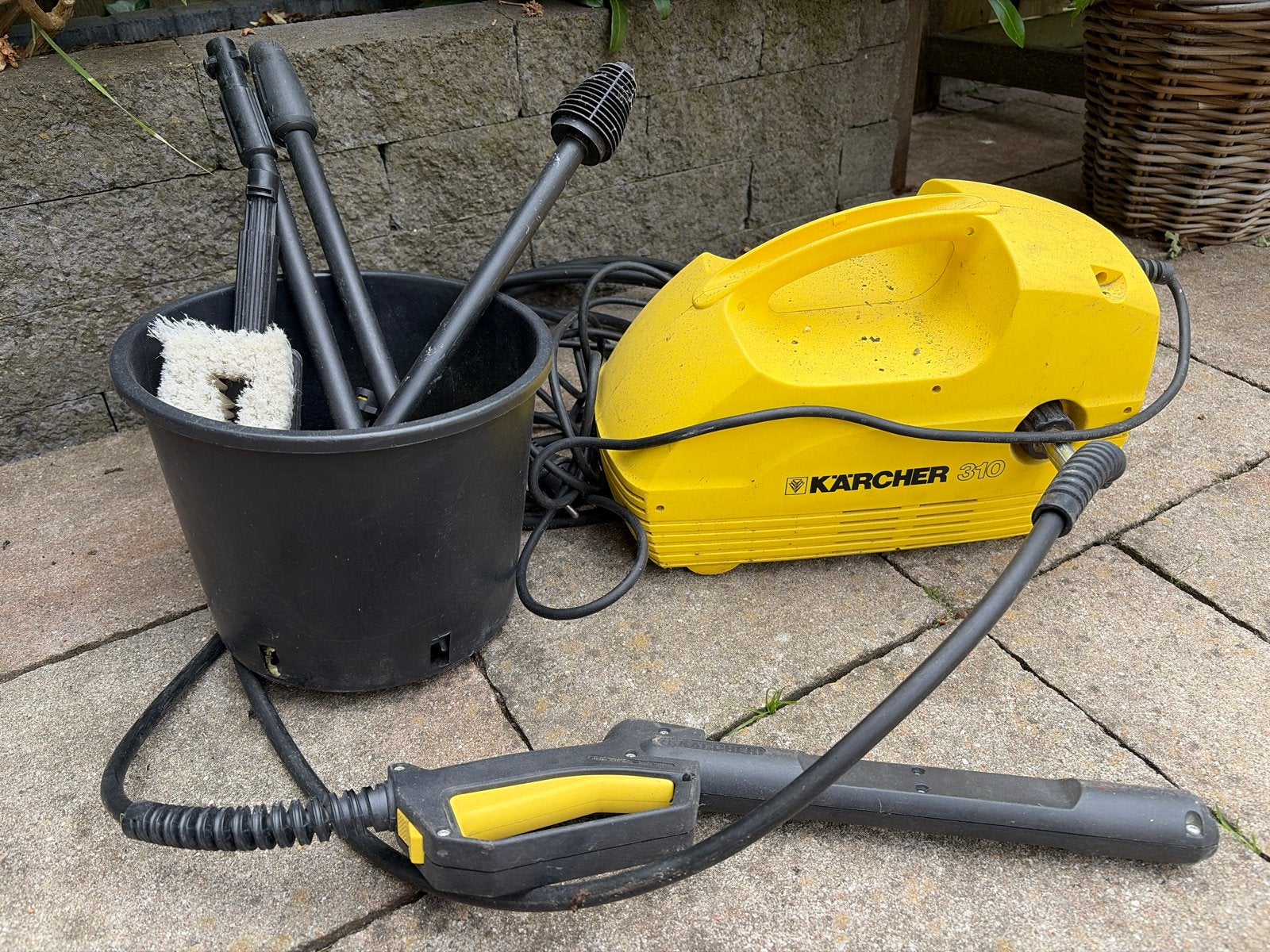 Kärcher 310 Hogedrukreiniger met accessoires, Doe-het-zelf en Verbouw, Reinigingsmachines, Gebruikt, Overige typen, Ophalen