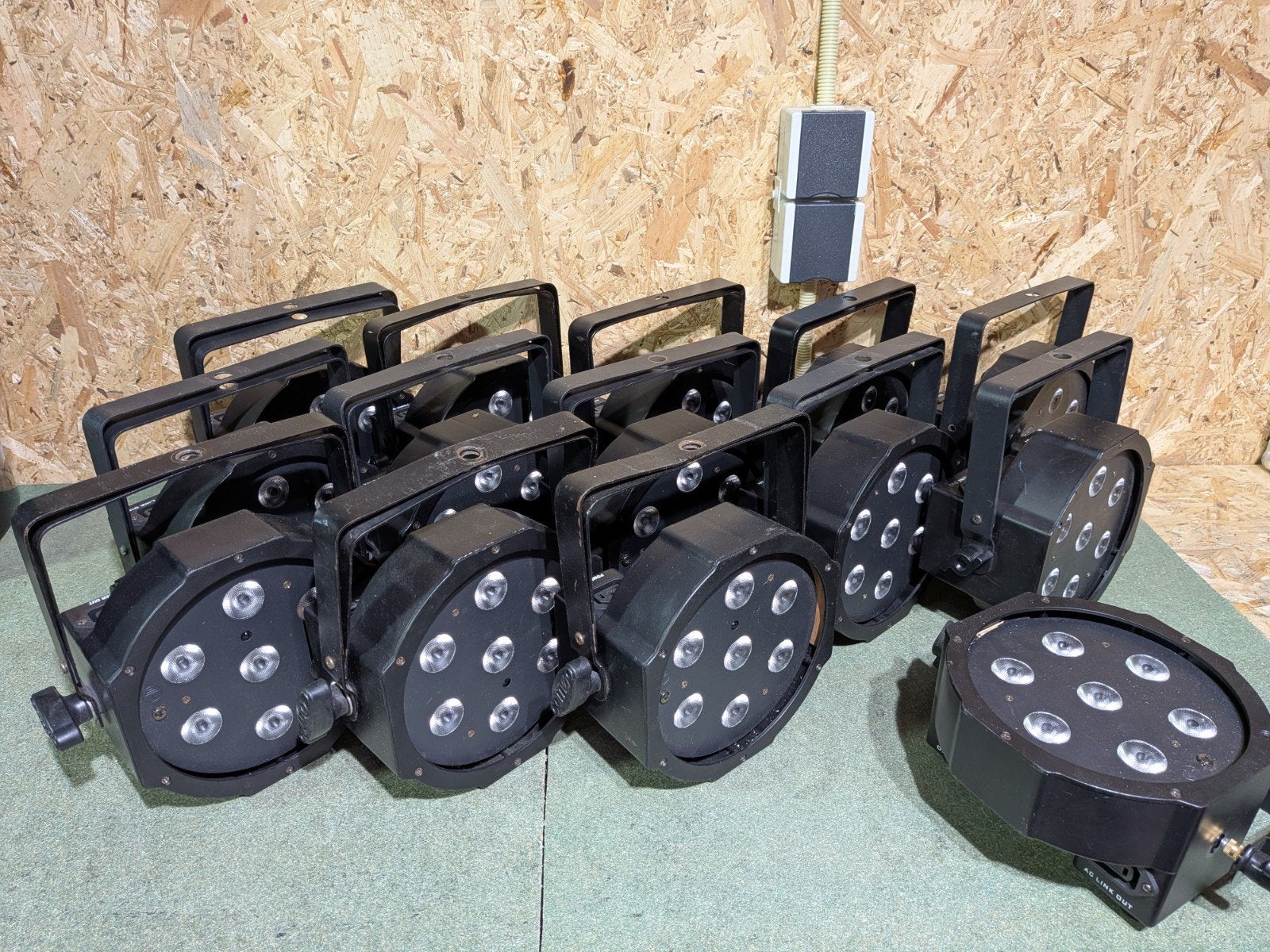 Ayra Compar 20 LED Par - 21 stuks, Ophalen, Gebruikt, Licht, Kleur