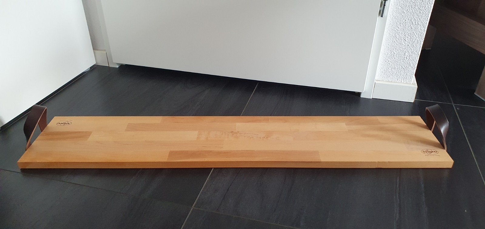 Nieuwe extra grote borrelplank, Ophalen