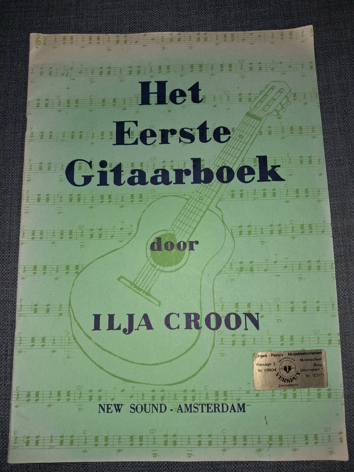 Het Eerste Gitaarboek door Ilja Croon, Overige genres, Les of Cursus, Ophalen of Verzenden, Gitaar