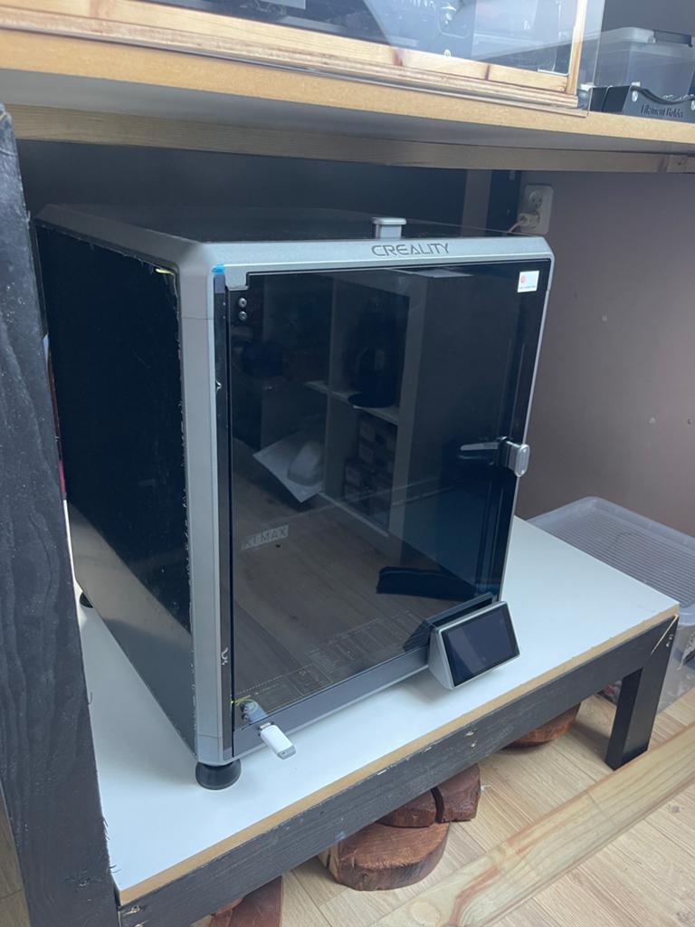 Creality K1 Max 3D Printer - Zo goed als nieuw, Ingebouwde Wi-Fi, Ophalen of Verzenden, Zo goed als nieuw, Filament