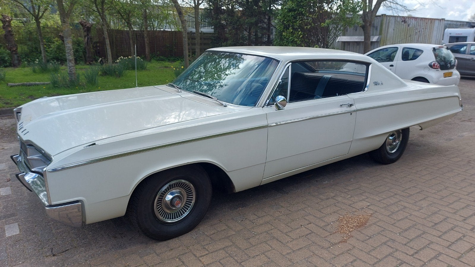 1967 DODGE POLARA 383 V8 COUPE MOPAR, Auto's, Automaat, Achterwielaandrijving, Wit, Dealer onderhouden