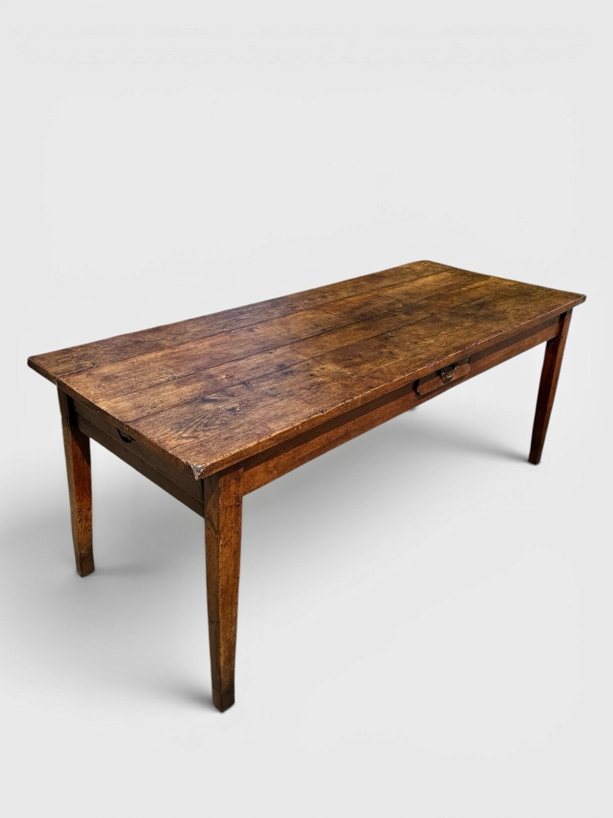 Antieke Franse tafel eettafel  Eikenhout 200 cm, Ophalen