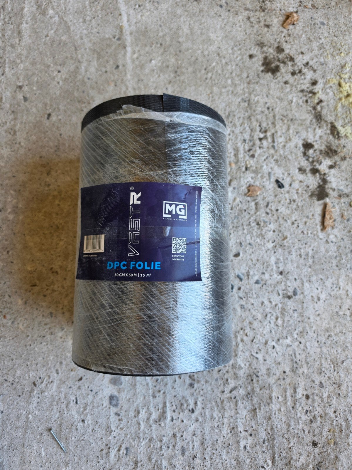 Nieuwe DPC Folie - 30cm x 50m | 15 m², Ophalen, Nieuw, 10 tot 15 m², Folie