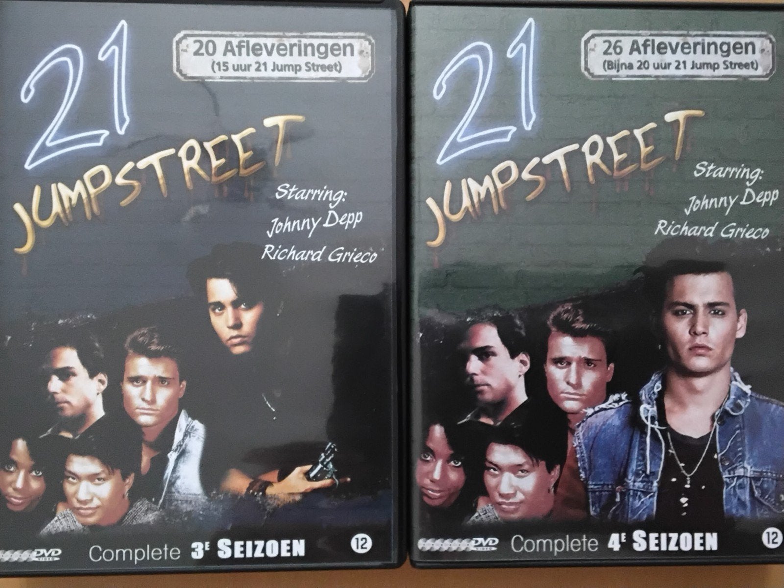 21 Jumpstreet seizoen 3 en 4 op dvd, Cd's en Dvd's, Alle leeftijden, Ophalen of Verzenden, Zo goed als nieuw