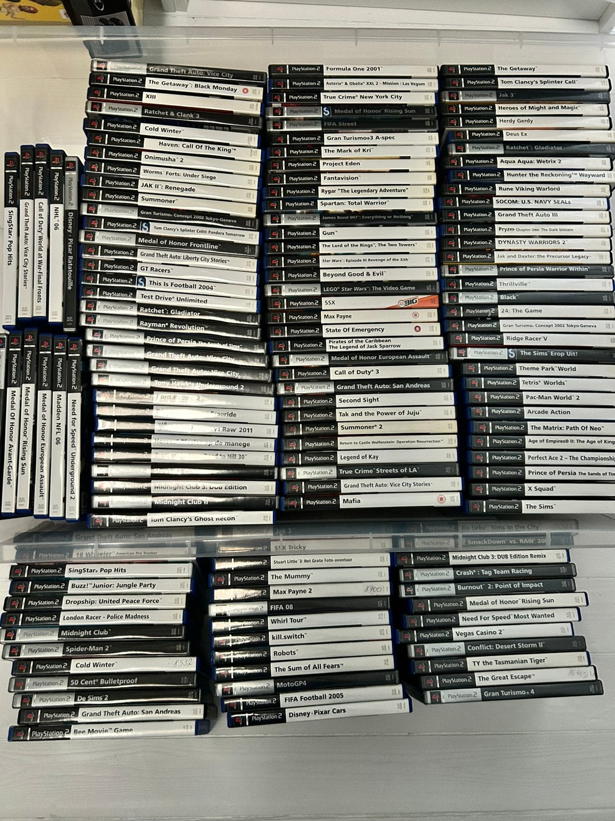 Zeer grote playstation 2 verzameling, Spelcomputers en Games, Games | Sony PlayStation 2, 1 speler, Zo goed als nieuw, Vanaf 3 jaar