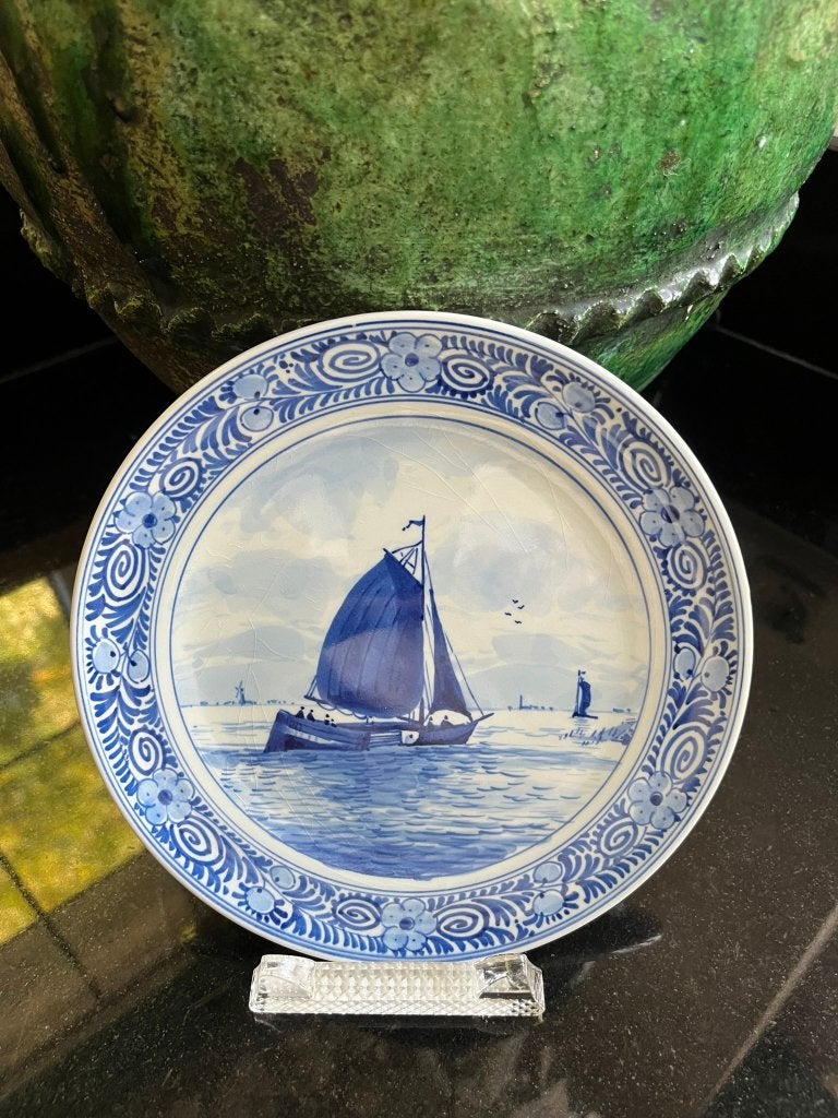 De Porceleyne Fles wandbordje bootjes 💙, Ophalen of Verzenden