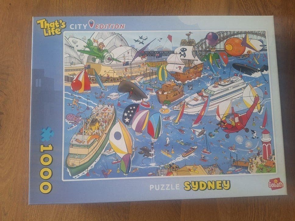 Goliath That's Life City Edition Sydney 1000 stukjes, Ophalen of Verzenden, 500 t/m 1500 stukjes, Zo goed als nieuw, Legpuzzel