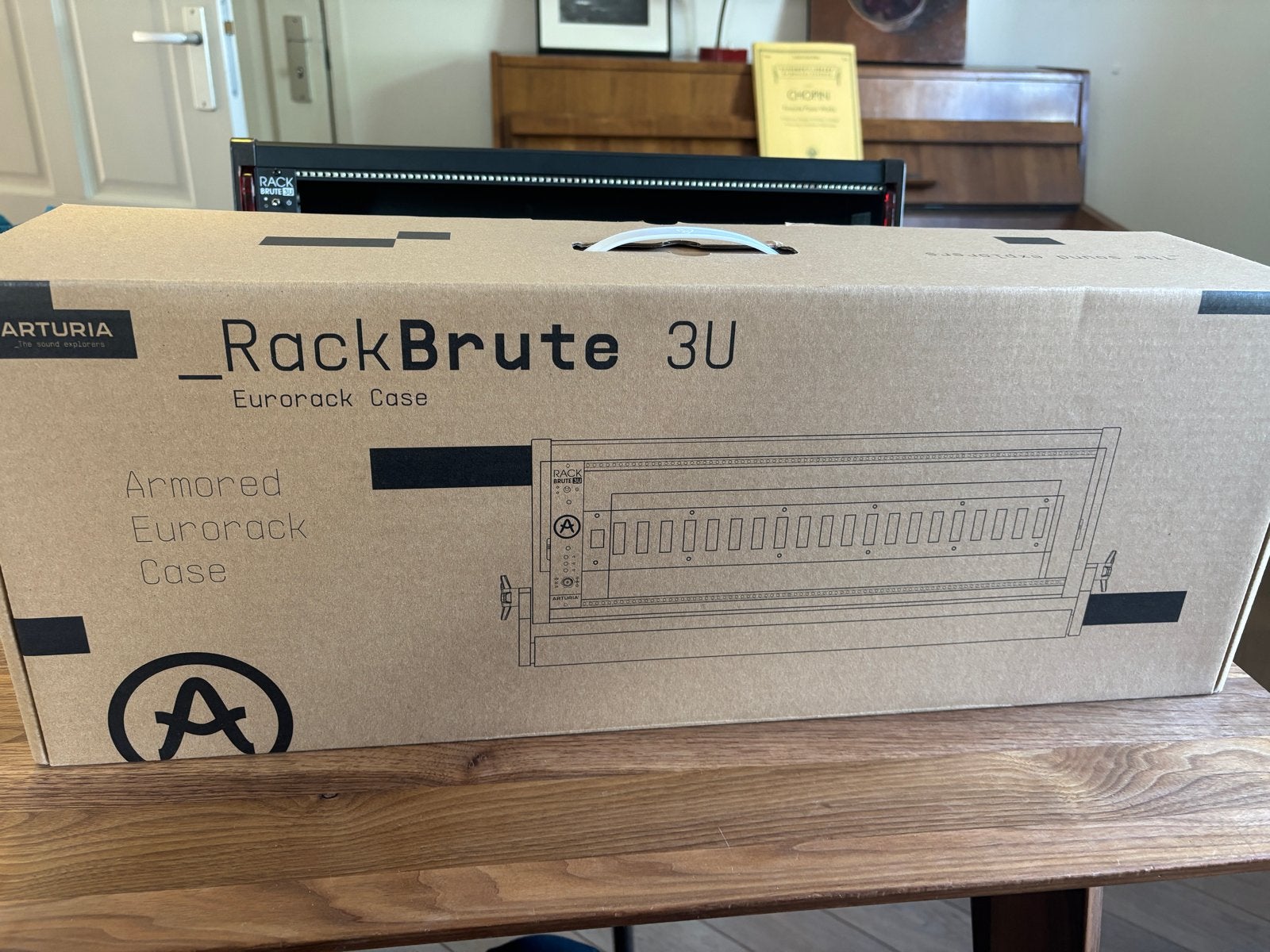 Arturia RackBrute 3U Eurorack Case - Zo goed als nieuw, Muziek en Instrumenten, Synthesizers, Ophalen of Verzenden, Zo goed als nieuw