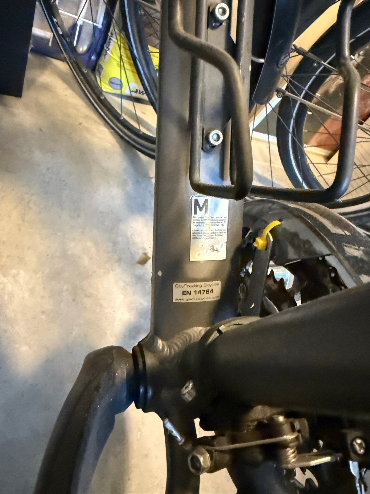 Giant Aero-R light weight trekking bike, set dames en heren, Ophalen, Gebruikt, Velgrem, Giant
