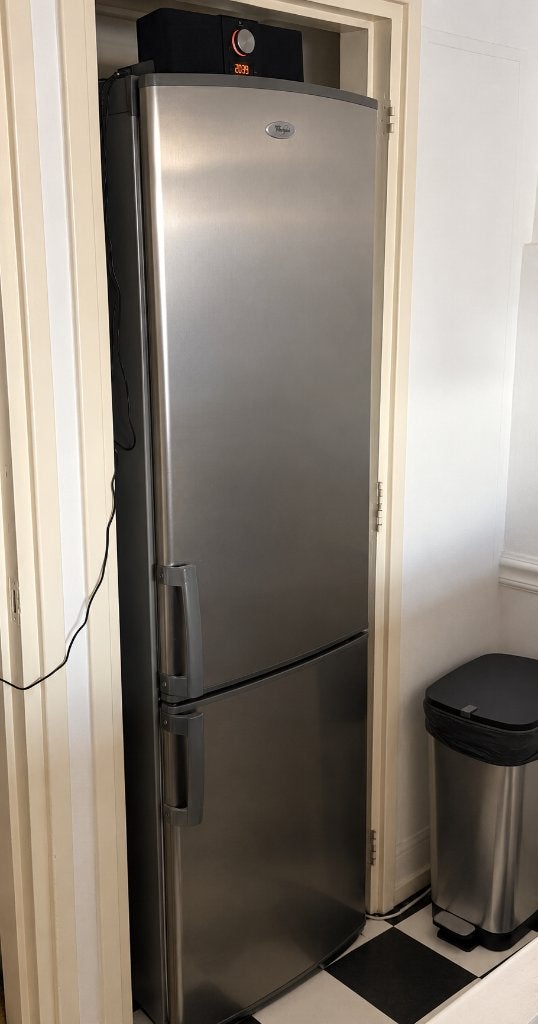 Koelkast koel-vriescombinatie Whirlpool RVS