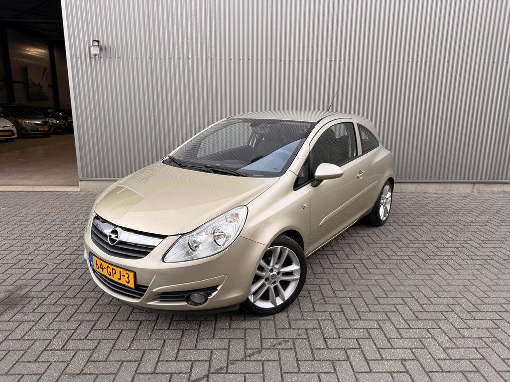 Opel Corsa 1.4-16V Enjoy Airco|Elektrische ramen|Multifuncti, Voorwielaandrijving, Electronic Stability Program (ESP), Zwart, 4 cilinders