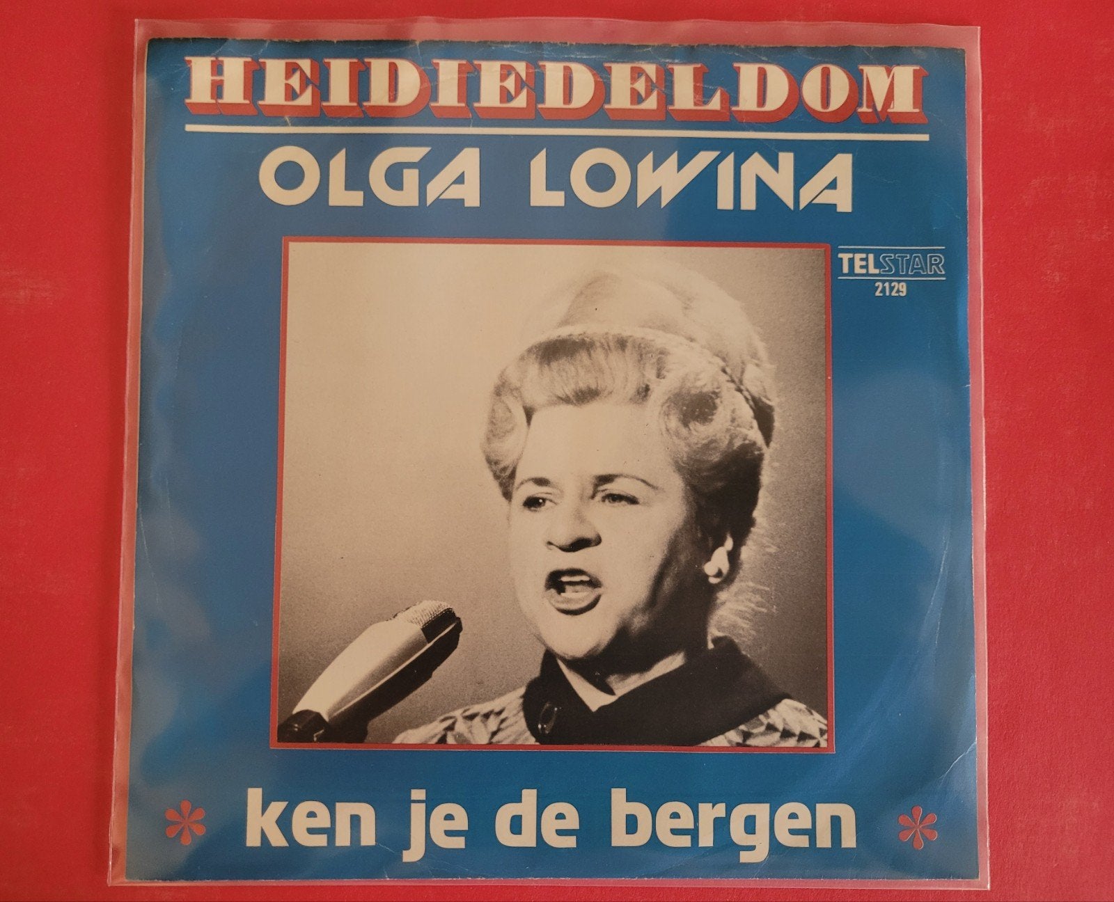 Olga Lowina - Heidiedeldom - Ken je de bergen., Ophalen, Zo goed als nieuw, Overige formaten, Levenslied of Smartlap