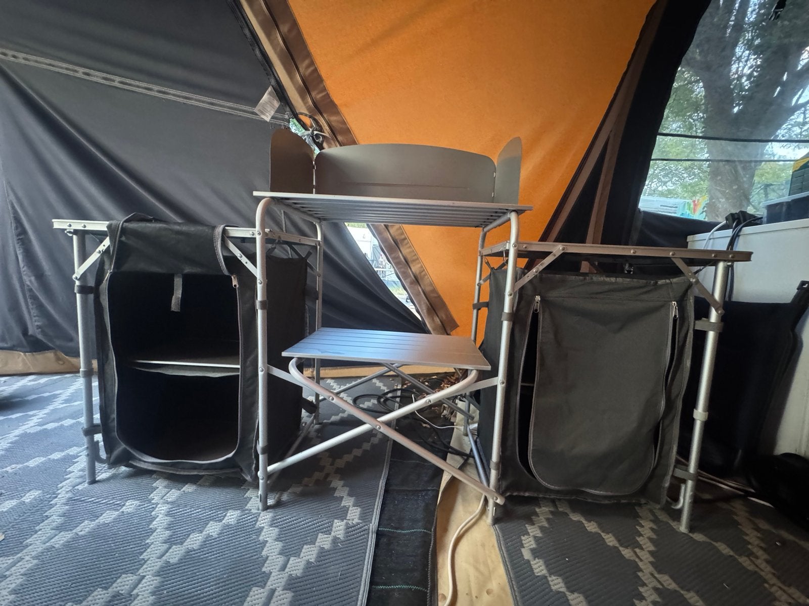 Tencate Keuken met extra kastje voor middendeel, Ophalen, Gebruikt