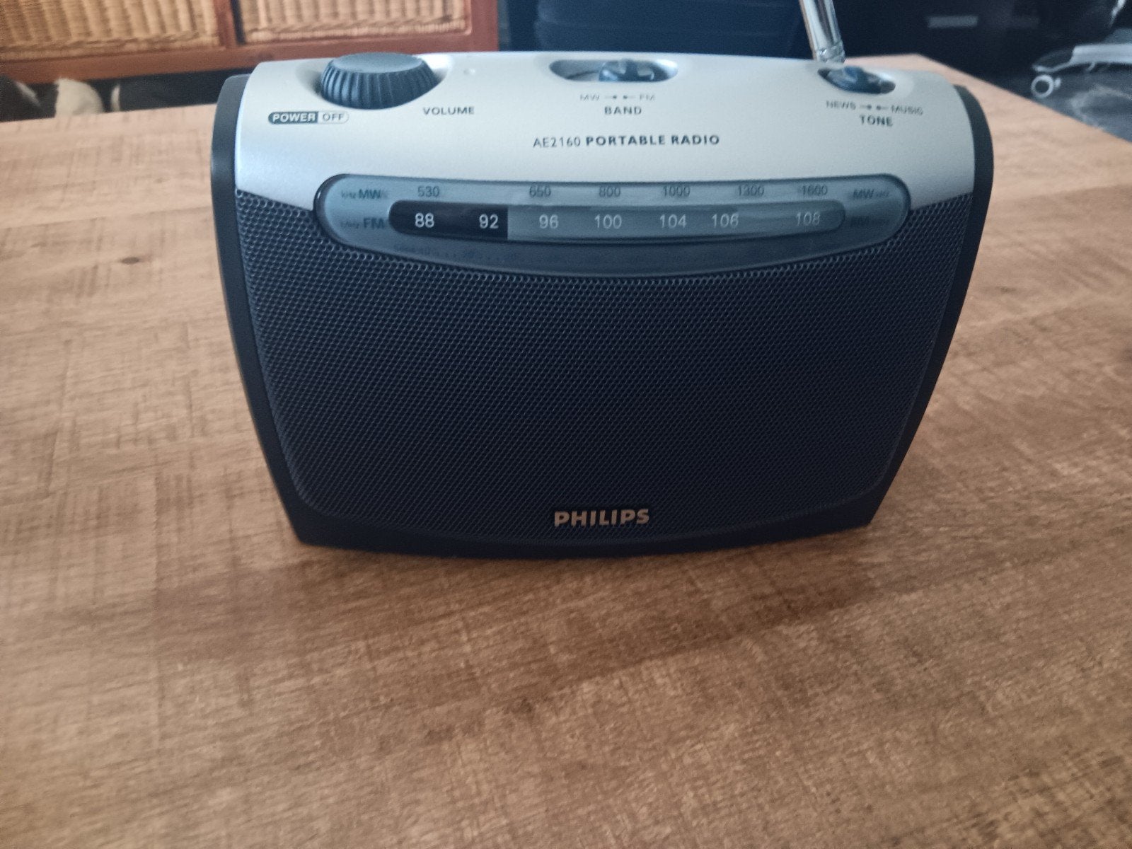 Philips AE2160 Draagbare Radio - FM/MW Band, Ophalen of Verzenden, Gebruikt, Radio