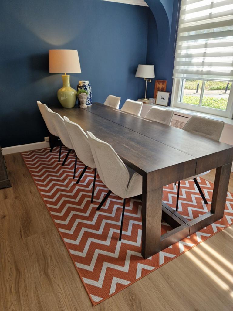 Rugvista Vloerkleed 2 x 3 m - Oranje, Ophalen, Wit, 150 tot 200 cm, 200 cm of meer