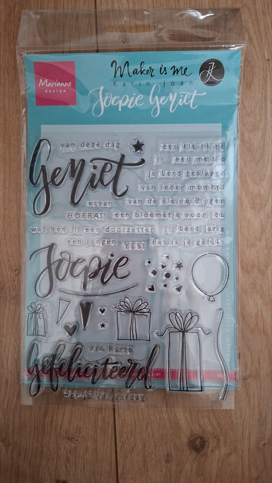 Marianne design stempel set - Karin Joan -  KJ1701, Ophalen of Verzenden, Clearstamp