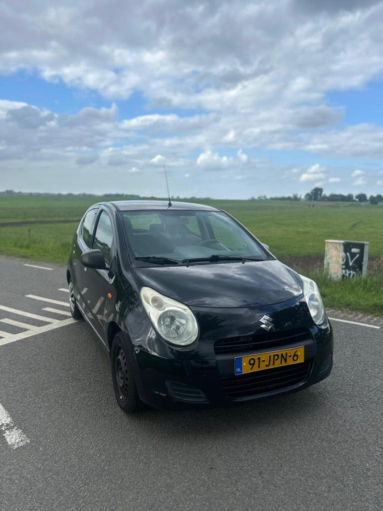 Suzuki Alto 1.0 2009 Zwart, Voorwielaandrijving, 200 kg, 4 stoelen, Origineel Nederlands