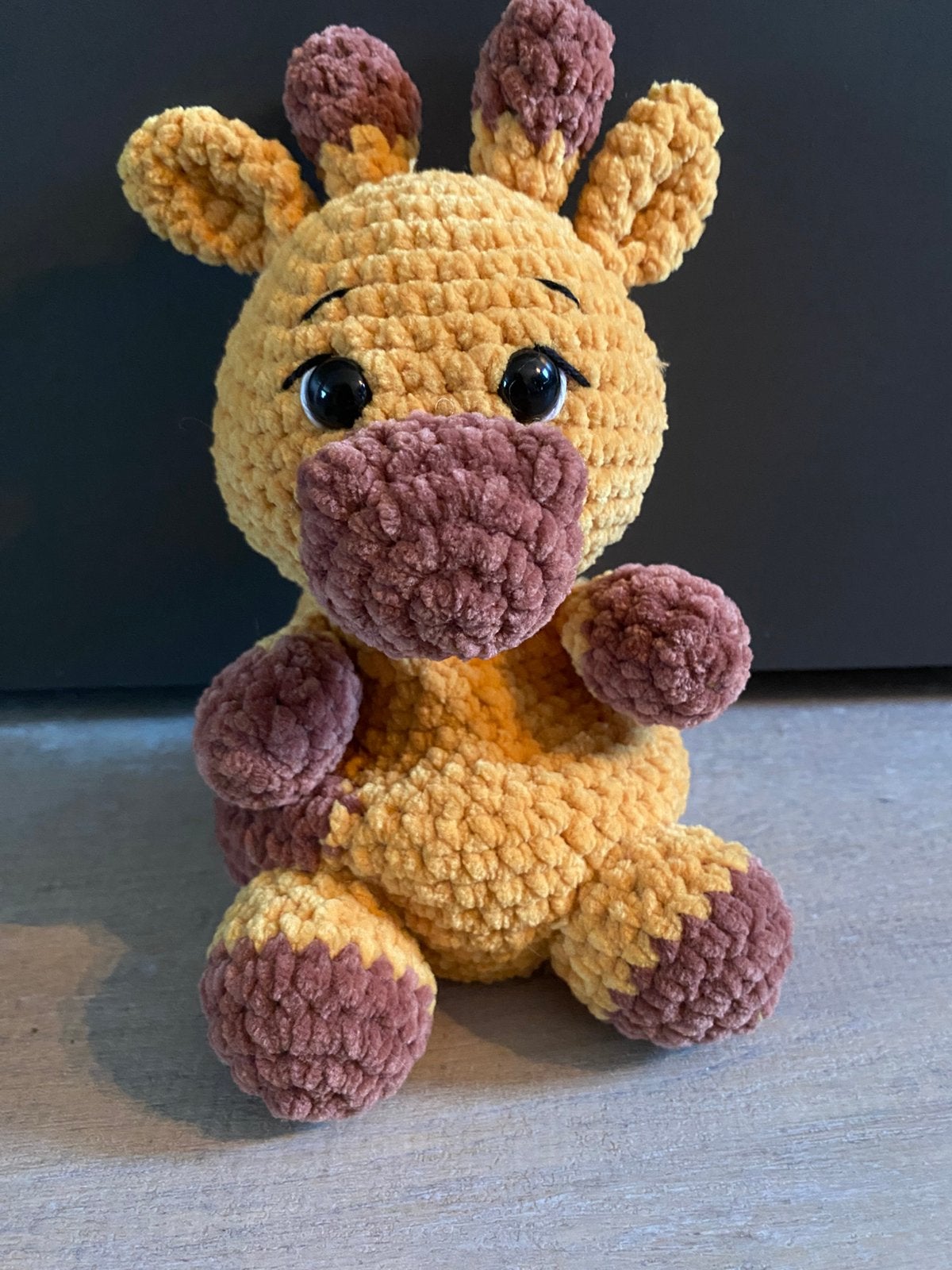 Gehaakte fluppie giraf, handmade ️, Ophalen of Verzenden, Nieuw, Giraf, Handgemaakt