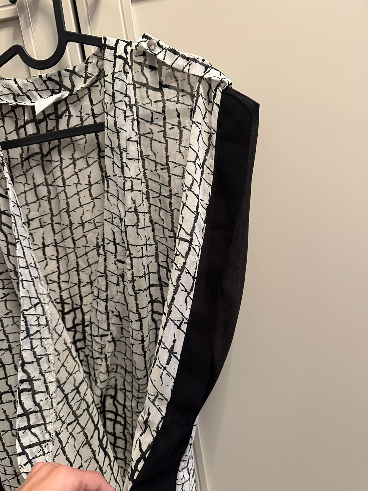 Leuke Zara Villa top zwart wit M nieuw overslag, Maat 38/40 (M), Zwart, Nieuw, Ophalen of Verzenden