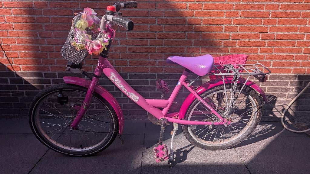 Roze fiets, Fietsen en Brommers, Ophalen, Terugtraprem, Yolare, 16 tot 20 inch